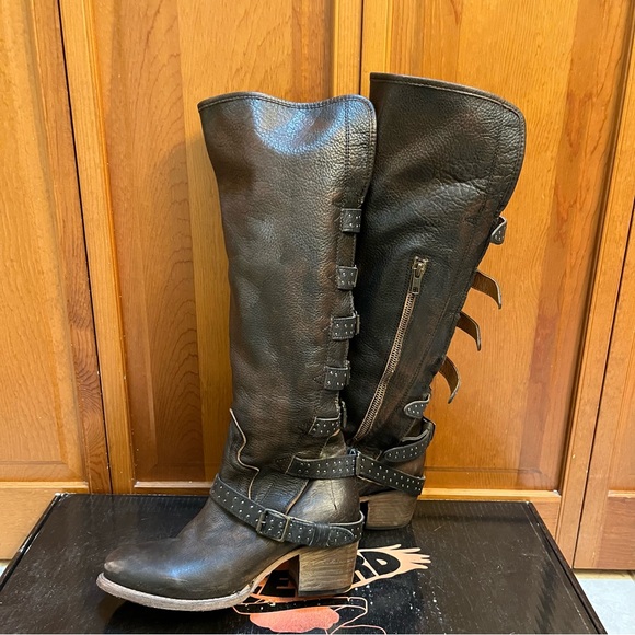 Freebird Callisto Leather Knee-High Boots - Picture 4 of 7